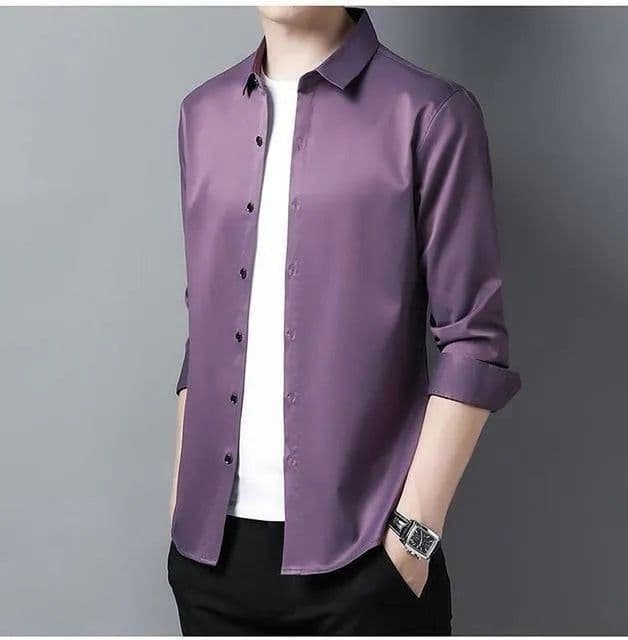 Silk Collar Shirt